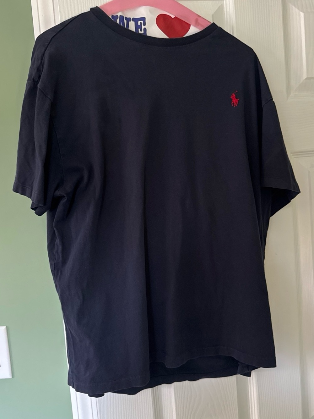 Polo by Ralph Lauren Navy Short-Sleeve Crewneck with Red Pony